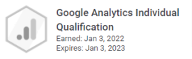 Google Analytics Individual Qualification